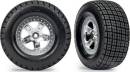 Tires & Wheels Assembled Glued SCT Satin Chrome Wheels Beadlock