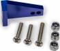 Rudder Arm Aluminum/3X15mm BCS (Stainless) (2)/3X18mm BCS