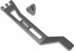 Battery Hold-Down Hold-Down Post Gray-Anodized 6061-T6 Aluminum