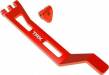 Battery Hold-Down Hold-Down Post Red-Anodized 6061-T6 Aluminum