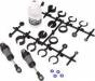 Ultra Shocks Short w/Spring Pre-Load Spacers (2)-Gray