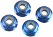 Nuts 4mm Flanged Nylon Locking (4)