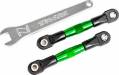 Camber Links Rear Aluminum Tubes Green-Anodized 7075-T6