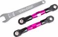 Camber Links Rear Aluminum Tubes Pink-Anodized 7075-T6