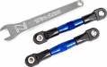 Camber Links Rear Aluminum Tubes Blue-Anodized 7075-T6