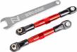 Camber Links Front Aluminum Tubes Red-Anodized 7075-T6