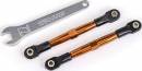 Toe Links Front Aluminum Tubes Orange-Anodized 7075-T6