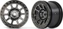 Rear Wheels Black Chrome 2.2