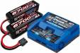 Dual 4S 6700mAh Battery/EZ-Peak Live Dual Charger Combo (2-2890X)