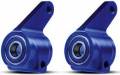 Aluminum Steering Blocks Blue Slash/Rustler/Stampede