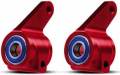 Aluminum Steering Blocks Red Rustler/Stampede