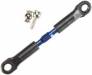 Alum Turnbuckle Blue Assembled 39mm