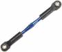 Aluminum Turnbuckle Blue Assembled 49mm