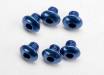 Button Head Screw 4x4 Aluminum Blue Jato (6)