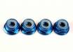 Nuts 5mm Flanges Alum Blue T-Maxx 2.5 (4)