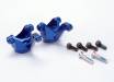 Steering Blocks/Axle Housings Blue Anodized