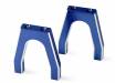 Alum Brake/Throttle Servo Mounts Blue T-Maxx