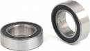 Ball Bearings Black Rubber Sealed (6x10x3mm) (2)