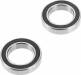 Ball Bearing Black Rubber Sealed 15x24x5mm (2)