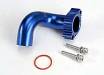 Header Blue Anodized Rustler 2.5