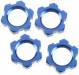 Wheel Nuts Splined 17mm Blue-Anodized (4)