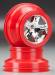 SCT Wheels Chrome Red Beadlock Slash 4x4 Fr/Re (2)