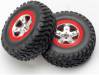 5871 Tire/5874A Wheel Mounted Slash 2WD Front (