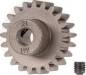 Gear 21-T Pinion (1.0 Metric Pitch) (Fits 5mm Shaft)/Set Screw