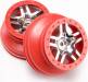 Split-Spoke Wheels Red/Chrome Slash 4x4 (2WD Rear)