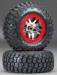 6871R Tire/6872A Wheel Mounted Slash 4x4 (2WD Rear