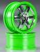 Wheels Volk Racing TE37 Chrome/Green (2)