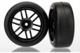Assm Black Wheels & Gymkhana Slick Tires (2)