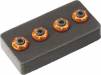 Wheel Nut Washer Aluminum Orange 3X12mm CS (4)