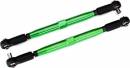 Toe Links X-Maxx Tubes Green-Anodized 7075-T6 Aluminum