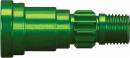 Stub Axle Aluminum Green-Anodized (1)