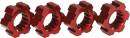 Wheel Hubs Hex Alum Red-Anodized X-Maxx (4)