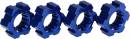 Wheel Hubs Hex Alum Blue-Anodized X-Maxx (4)