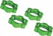 Wheel Nuts Splined 17mm SerRated (Green-Anodized) (4)