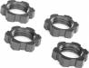 Wheel Nuts Splined 17MM Serrated (Gray-Anodized) (4)