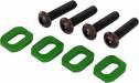 Washers Motor Mount Aluminum (Green-Anodized) (4)/ 4x18