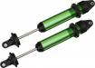 X-Maxx GTX Assembled Shocks (Green) (2)