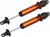 X-Maxx GTX Assembled Shocks (Orange) (2) Fully Assembled