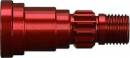 Stub Axle Aluminum Red-Anodzied X-Maxx