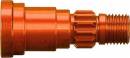 Stub Axle Aluminum (Orange-Anodized) (1)