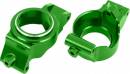 Caster Blocks (C-Hubs) 6061-T6 Aluminum L&R (Green-Anodized)