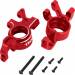 Steering Blocks 6061-T6 Aluminum L&R (Red-Anodized)