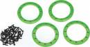 Beadlock Rings Green (2.2') (Alum) (4)/ 2X10 CS (48)