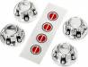 Center Caps Wheel (Chrome) (4)/Decal Sheet