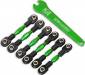Turnbuckles Aluminum (Green-Anodized) Camber Links 32mm