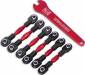 Turnbuckles Aluminum (Red-Anodized) Camber Links 32mm